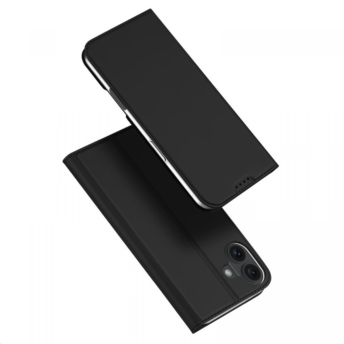 DUX DUCIS Skin Pro Series läderfodral, iPhone 16, svart