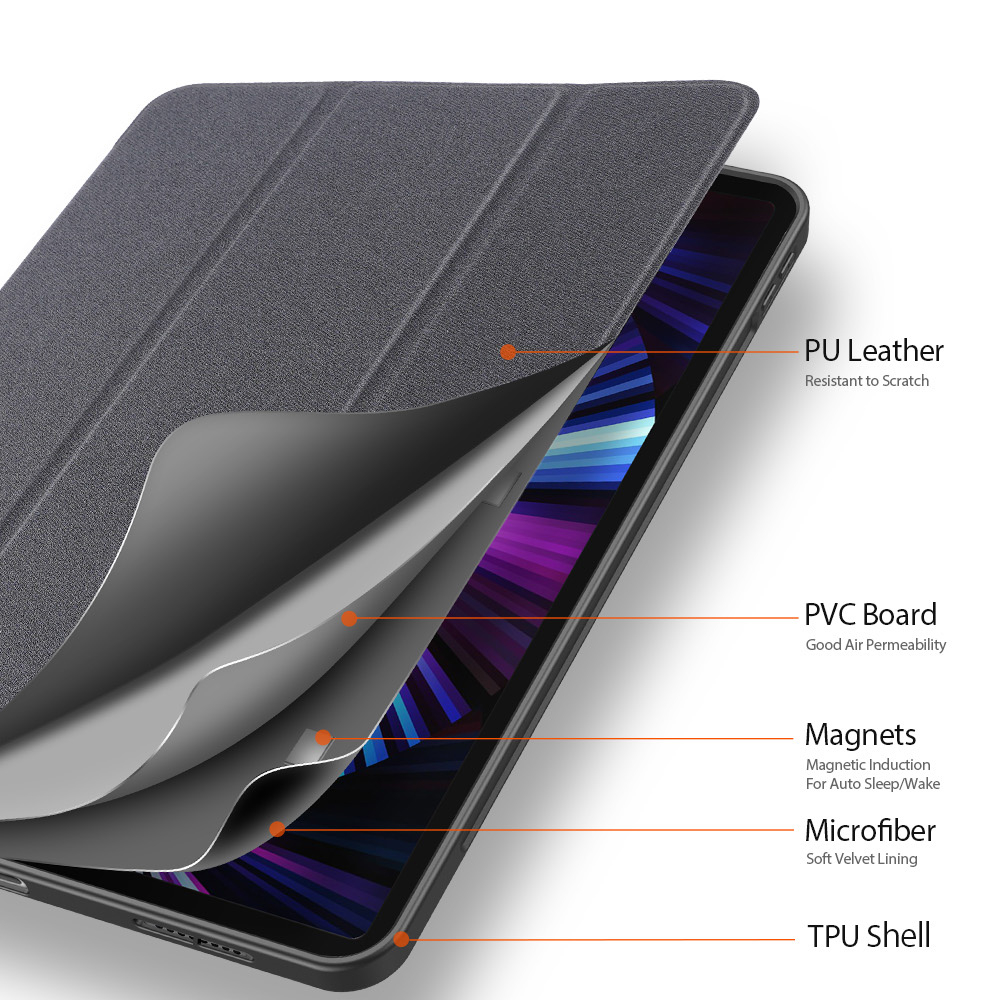 Dux Ducis Domo Series, iPad Pro 11 (2021), svart