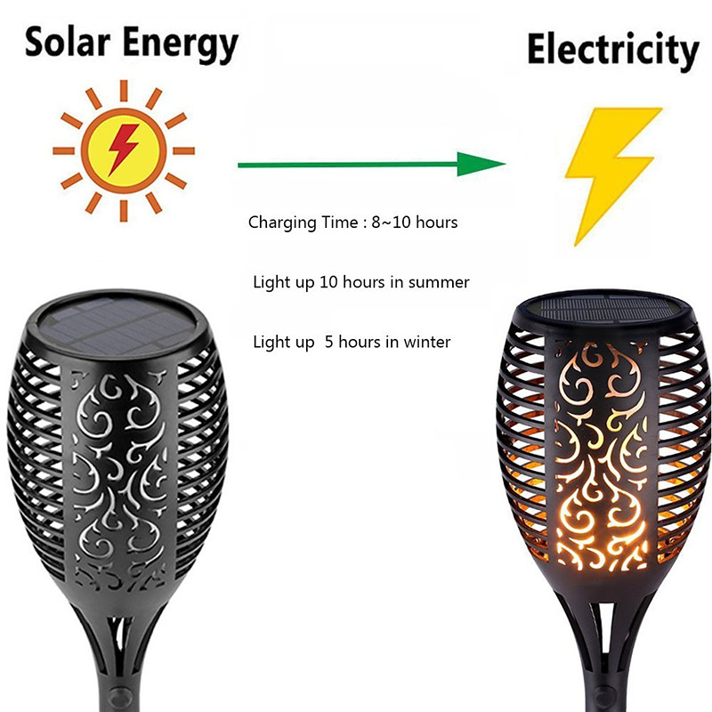 Dancing Flames, exotisk trädgårdslampa för utomhusbruk