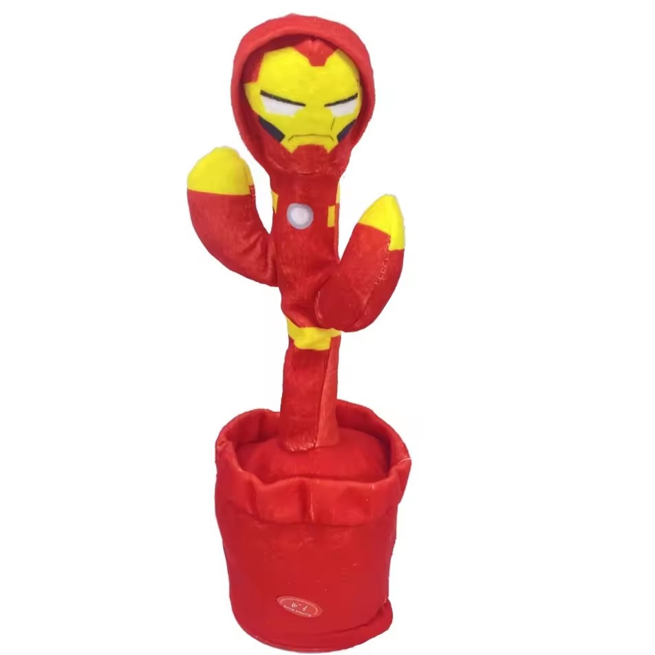 Dansande Iron Man som sjunger, 32x12cm