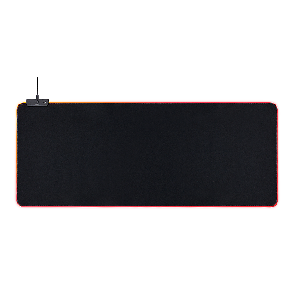 Deltaco GAMING musmatta, 3 RGB lägen, 90x36cm, svart