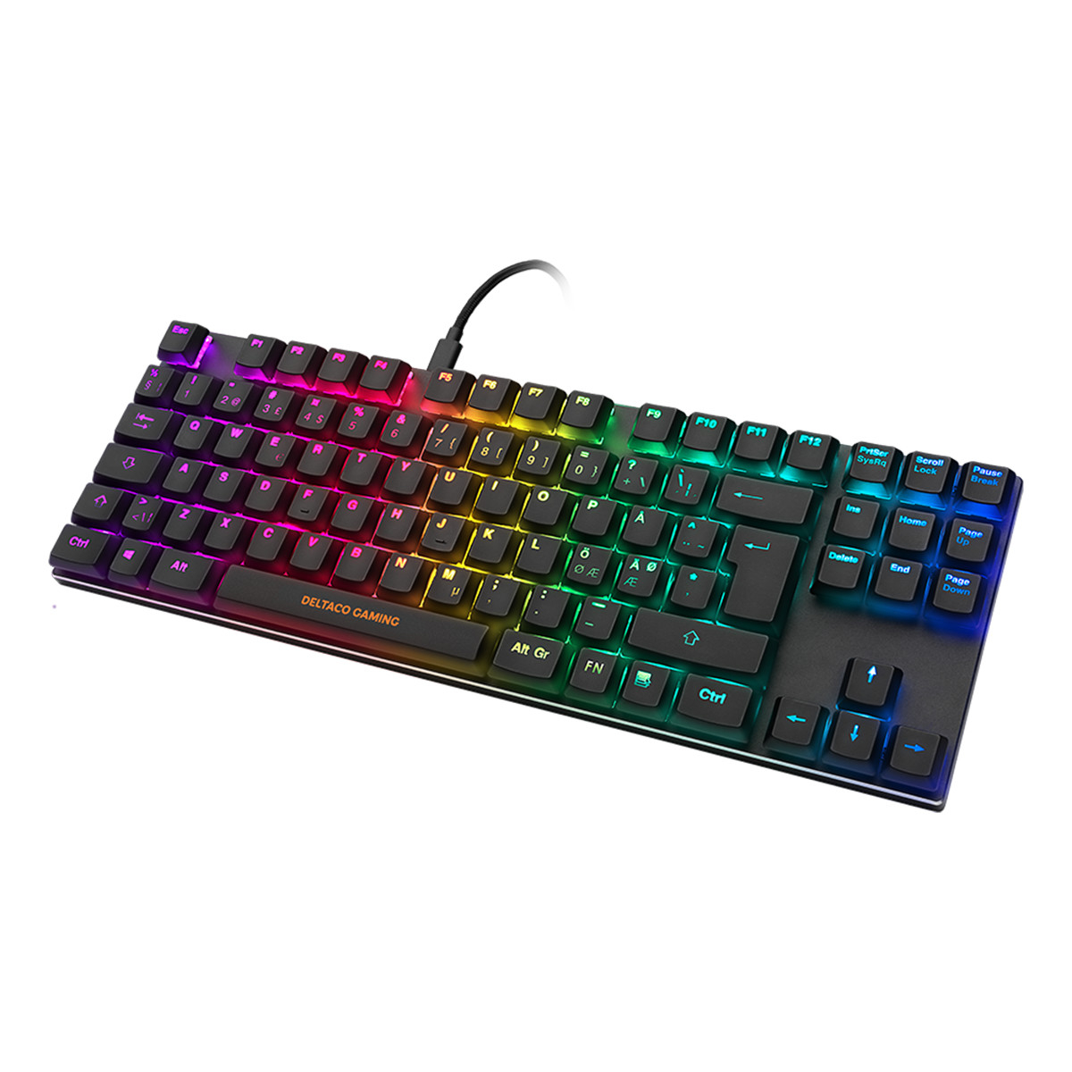 Deltaco Gaming DK420BR Mekaniskt tangentbord, RGB