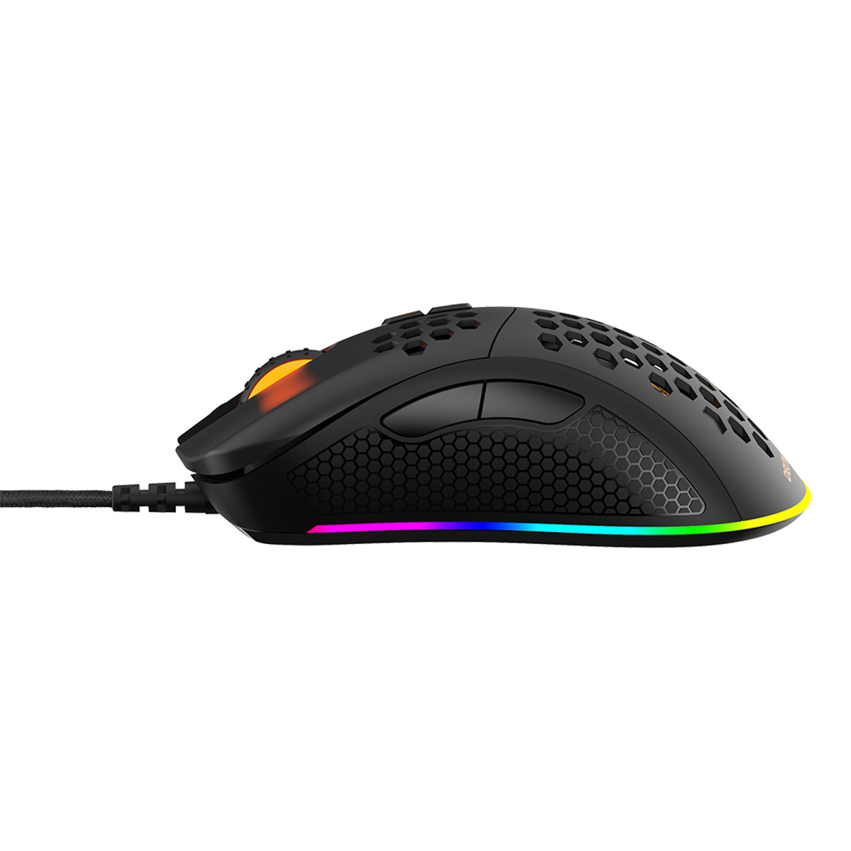 Deltaco Gaming DM210 Ultralätt spelmus, RGB, svart