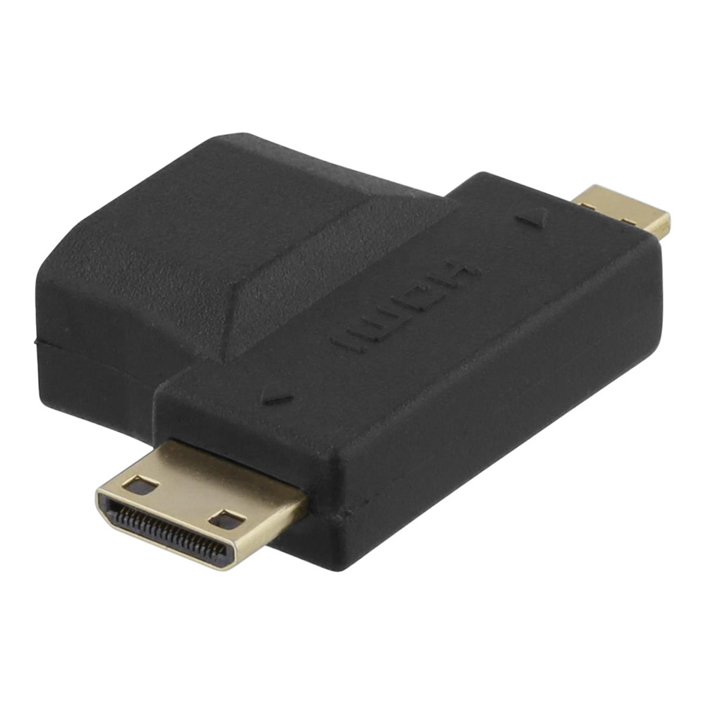 Deltaco HDMI till Mini HDMI och Micro HDMI-adapter, 10.2GB/s