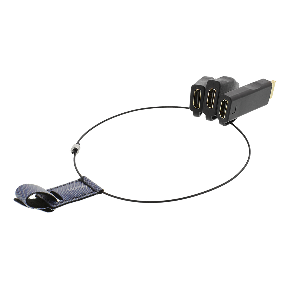 Deltaco Office, HDMI Adapter ring, mDP, DP, USB-C, FHD