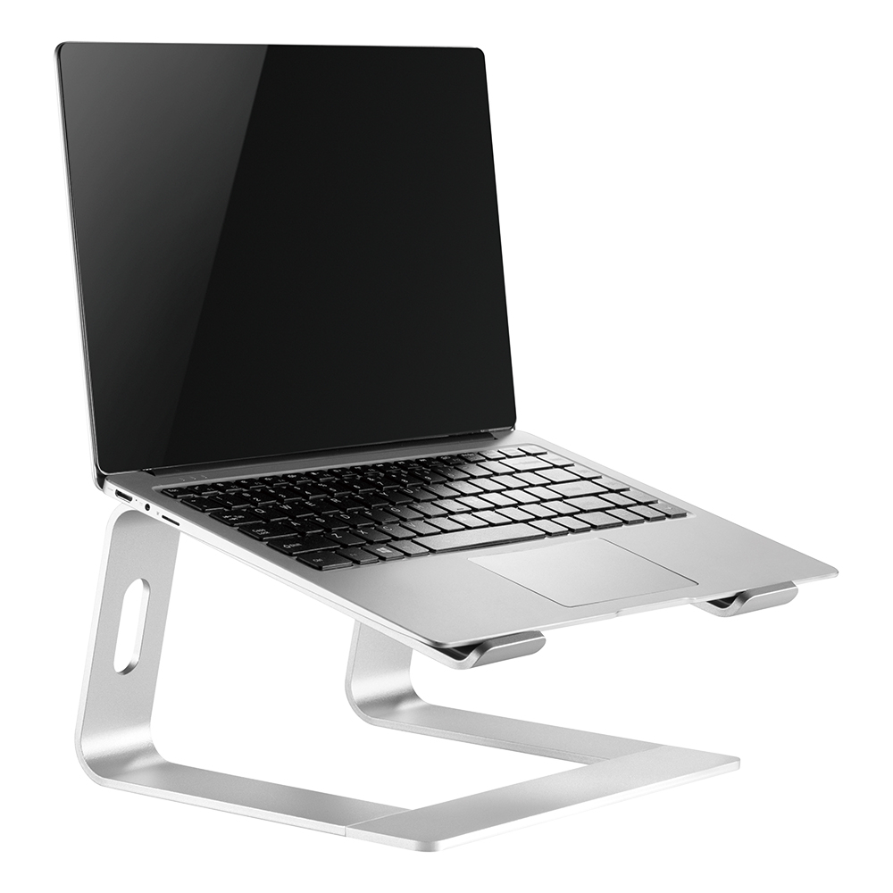 Deltaco Office High Rise laptopställ, 5kg, 11-17 tum, aluminium
