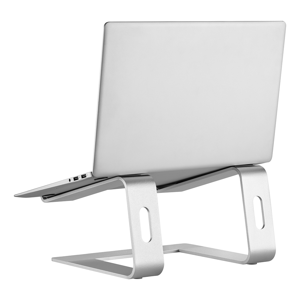 Deltaco Office High Rise laptopställ, 5kg, 11-17 tum, aluminium