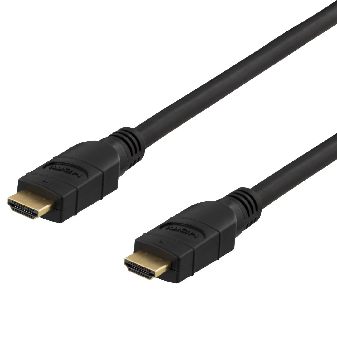 Deltaco PRIME aktiv HDMI-kabel v2.0, UltraHD, 4K, 60Hz, 20m