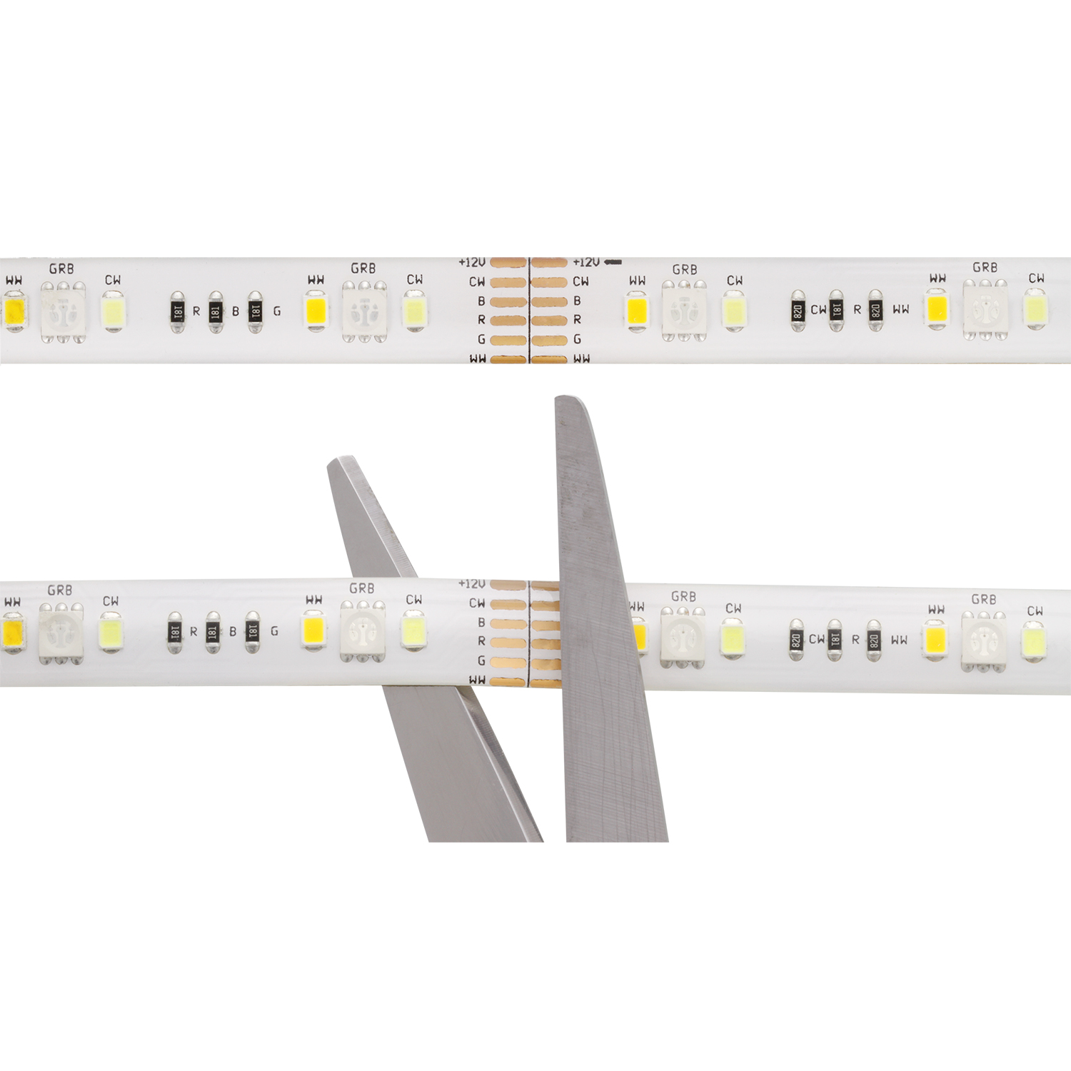 Deltaco Smart Home LED-list förlängning, 1m, RGB, 2700K-6500K