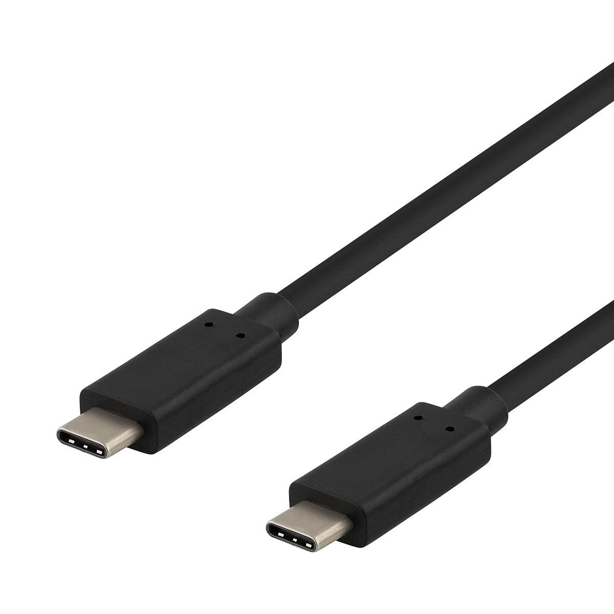Deltaco USBCkabel, 10 Gbps, 60W, 1m, svart