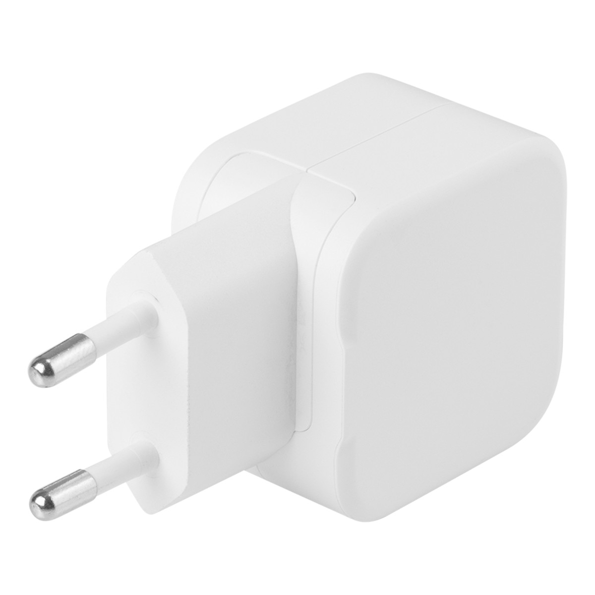 Deltaco USB-C väggladdare med PD och GaN-teknologi, 30W, vit