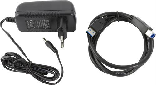 Deltaco USB3.0 hubb svart, 7-port