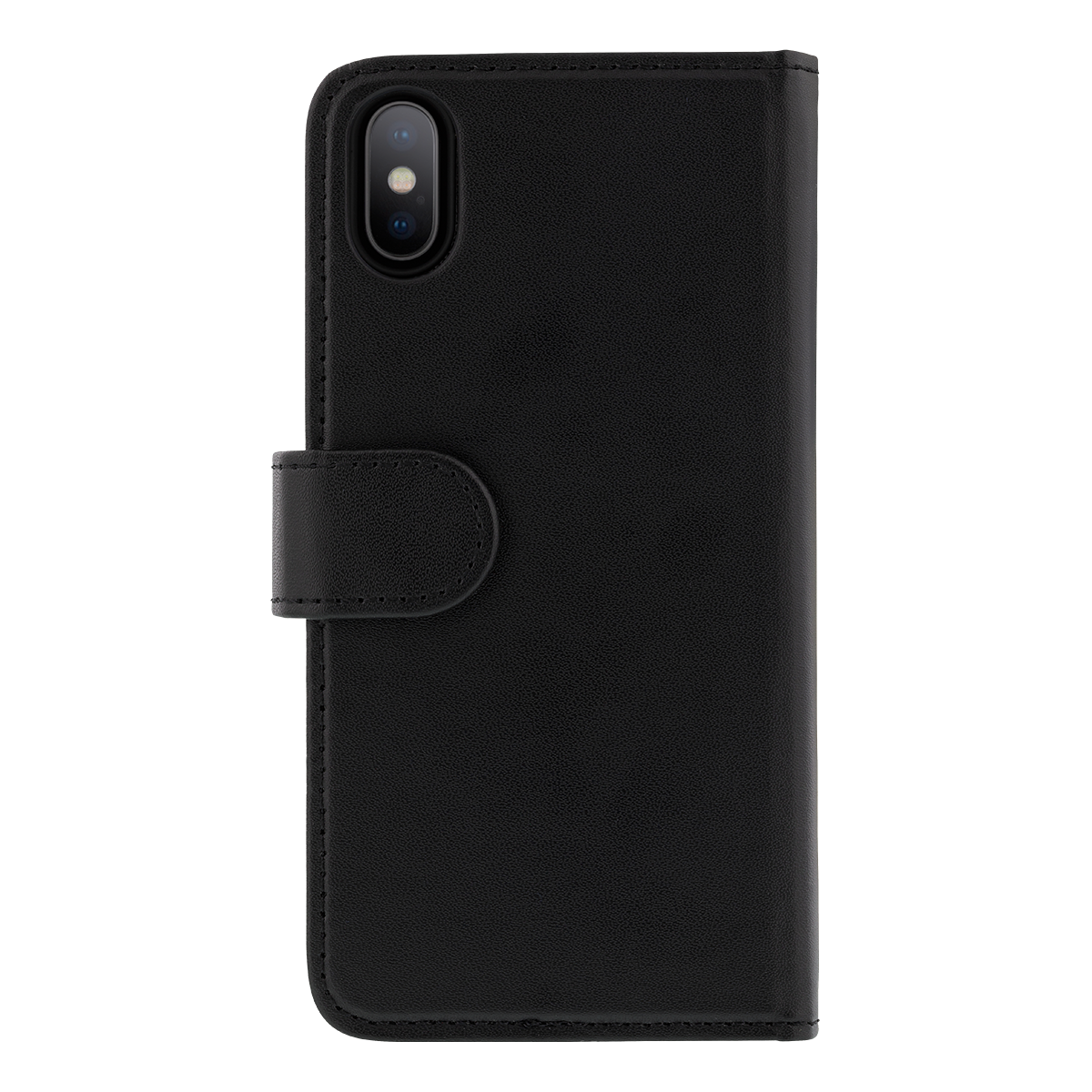 Deltaco plånboksfodral för iPhone Xs Max, magnetskal, svart