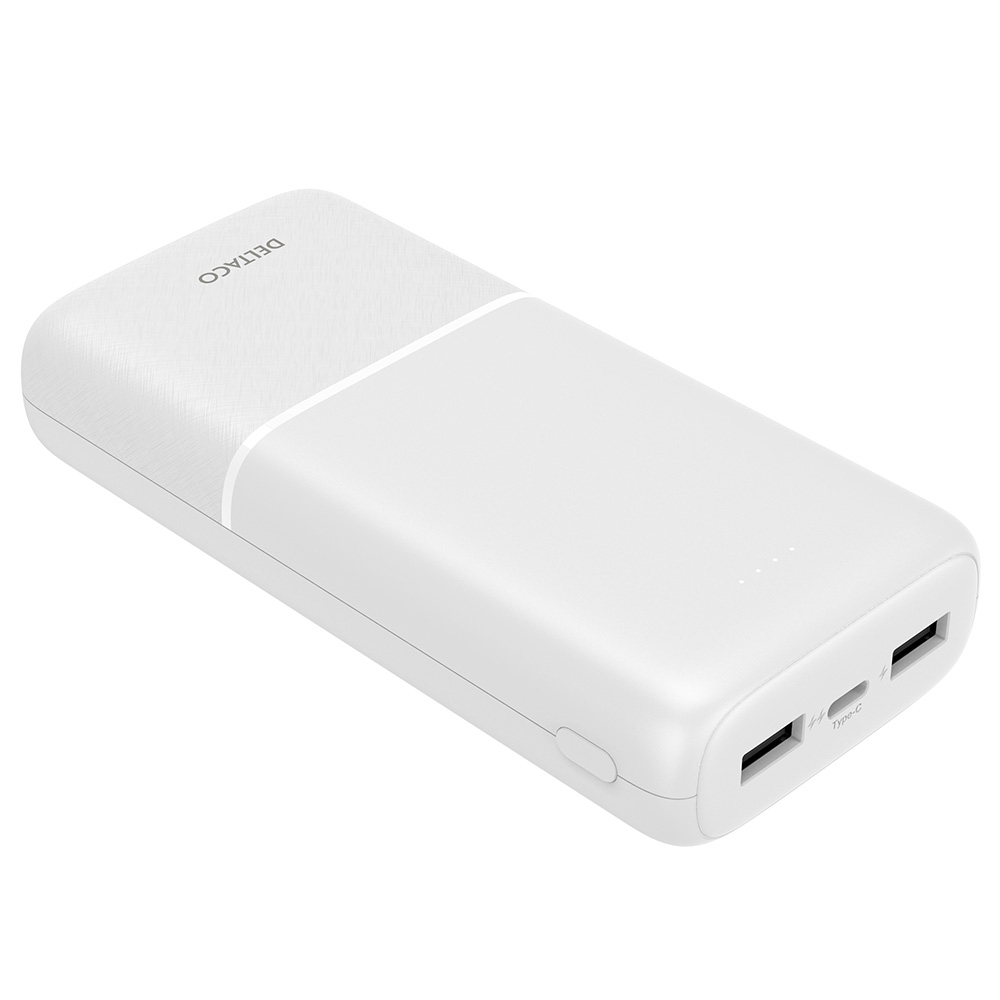 2xUSB+USB-C Powerbank, 20 000 mAh, 20W, vit