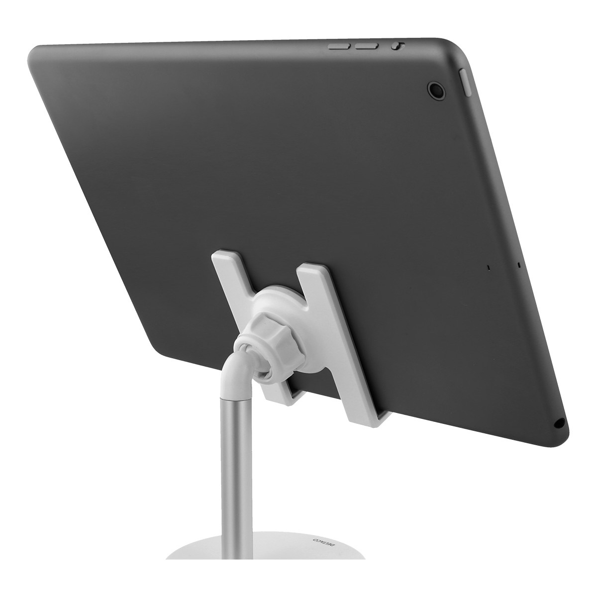 Deltaco skrivbordsstativ för smartphone och surfplatta, vit