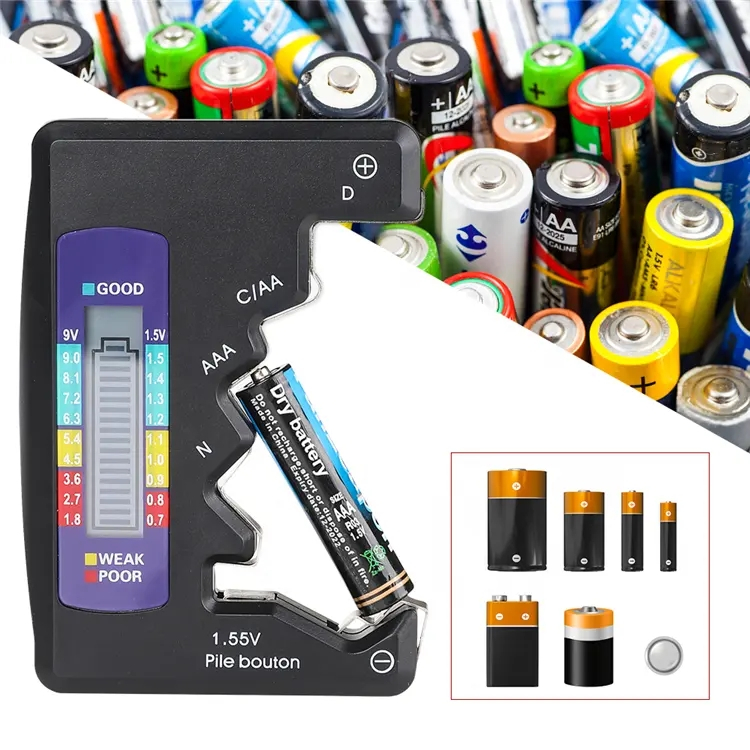 Digital batteritestare med display