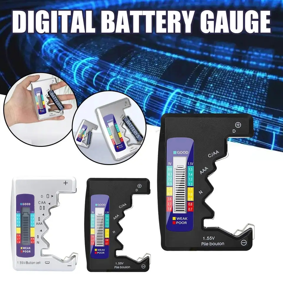 Digital batteritestare med display