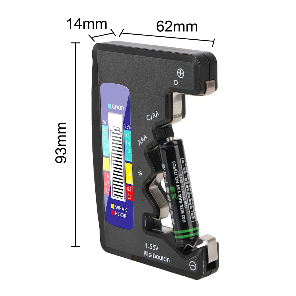 Digital batteritestare med display