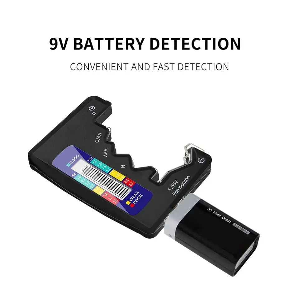 Digital batteritestare med display