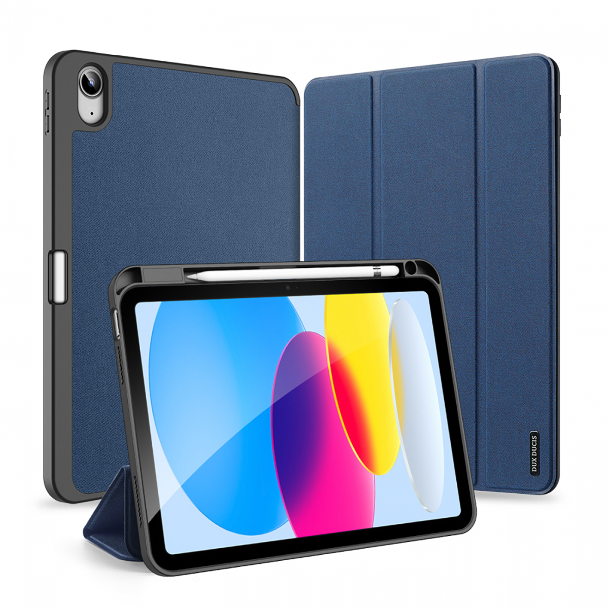 DUX DUCIS Domo Series fodral iPad 10.9" (2022, 10:e gen), blå