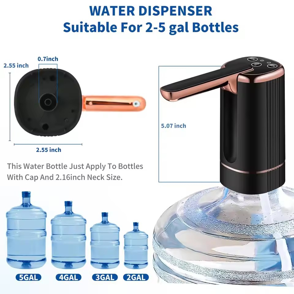 Elektrisk vattenpump med 3 lägen, grön