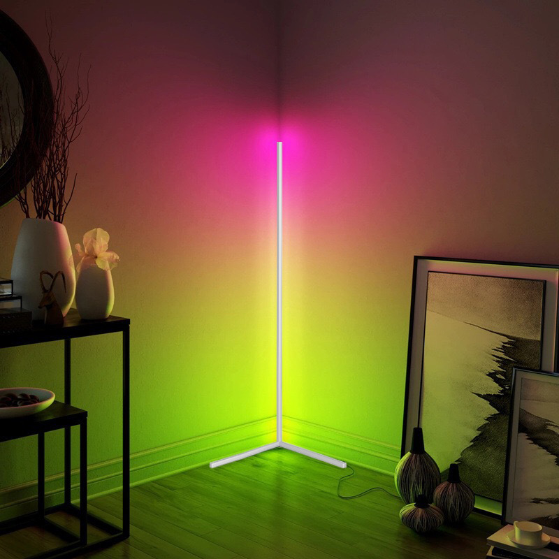 Fjärrstyrd LED-golvlampa med tillhörande app, RGB, 7W