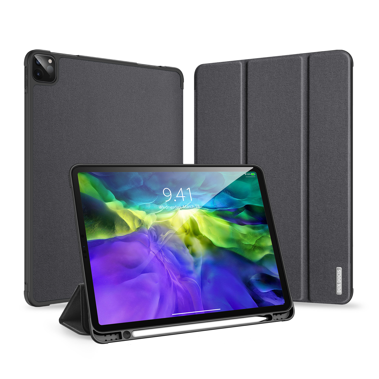 Dux Ducis Domo Series, iPad Pro 11 (2020/2021), svart