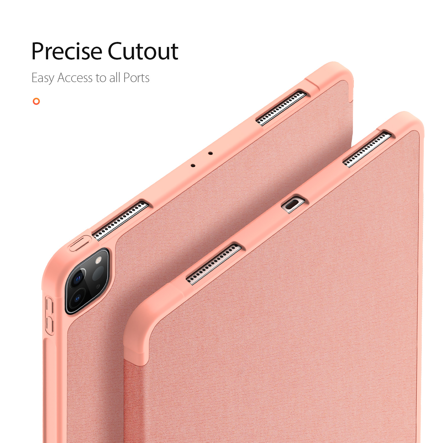 Dux Ducis Domo Series fodral till iPad Pro 12.9 (2020), rosa