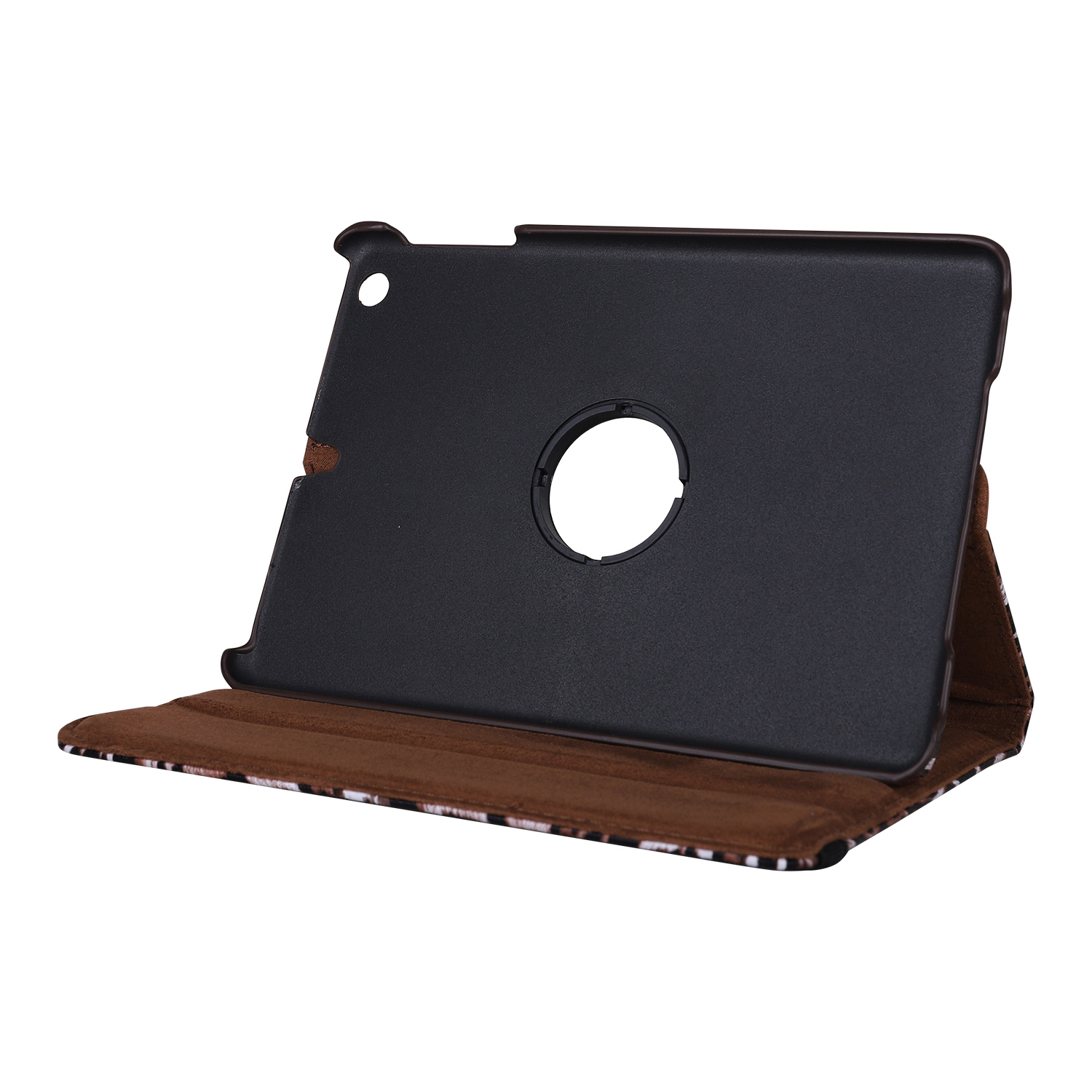 Leopard Läderfodral med roterbart ställ, iPad Mini 2/3, brun