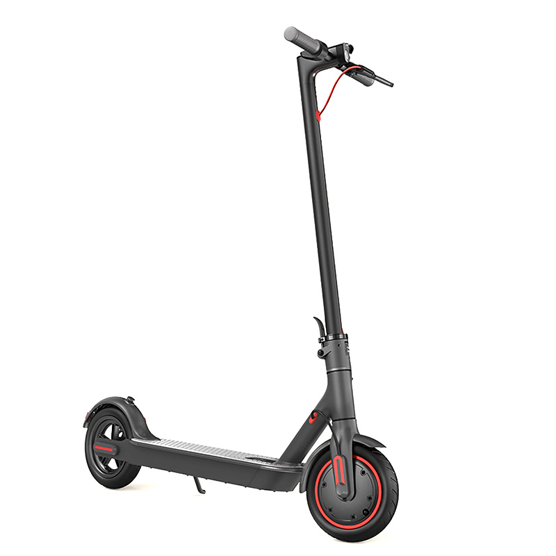 Elscooter 250W med Bluetooth, svart