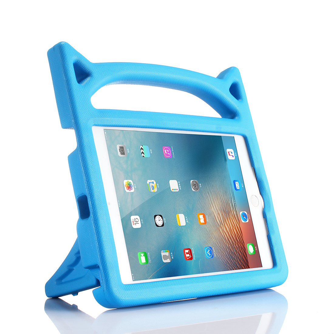 Barnfodral med ställ blå, iPad mini 2/3/4/5