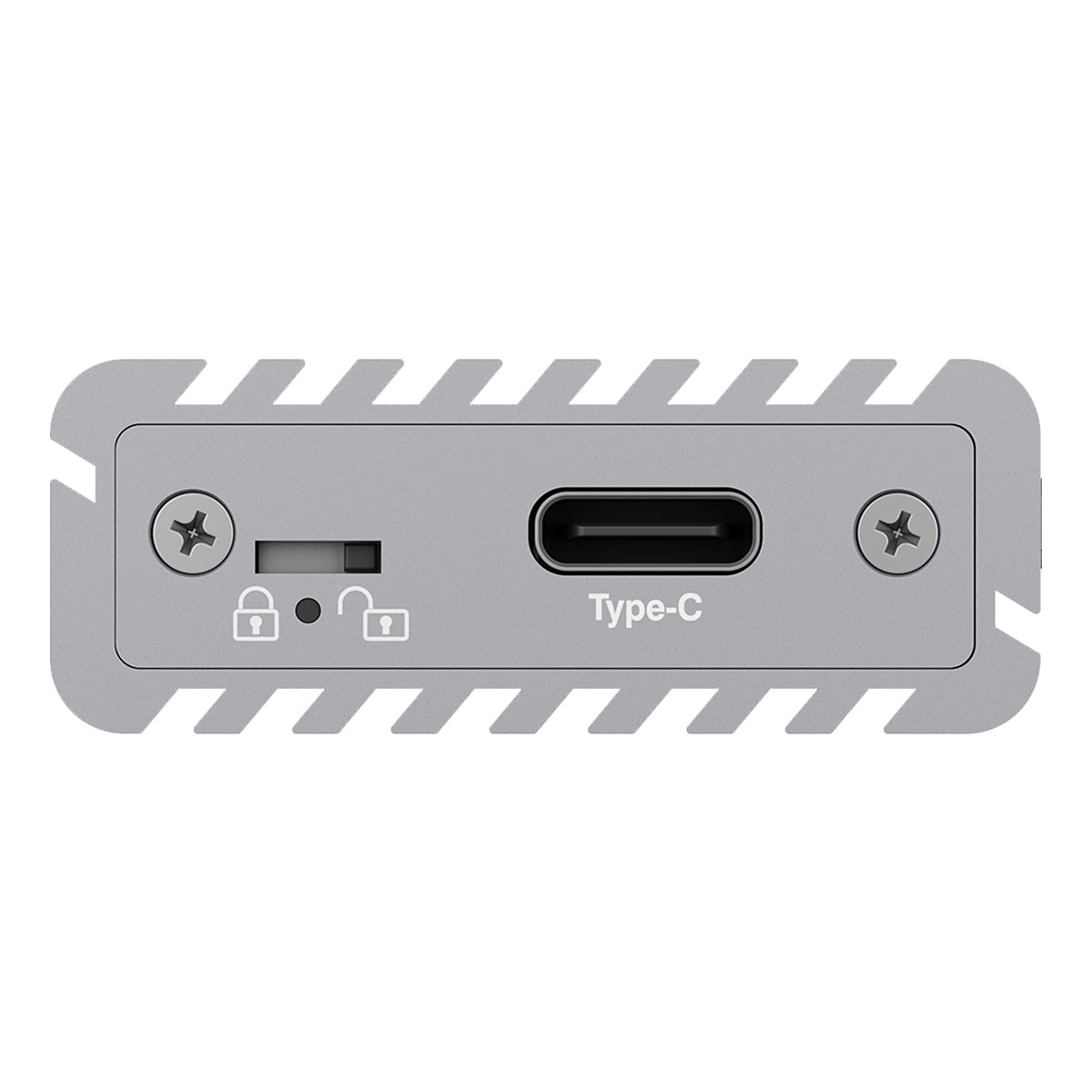 Icy Box Externt Type-C™ kabinett för M.2, NVMe SSD, silver