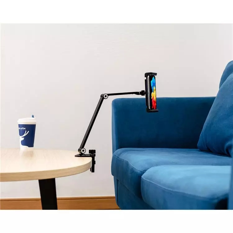 Flexibel mobilhållare för skrivbord, universal, vit