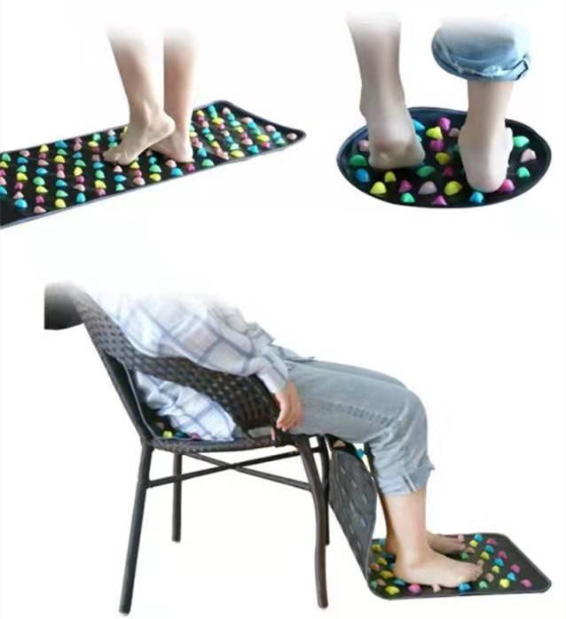 Akupressurmatta för fotmassage, 120x35cm