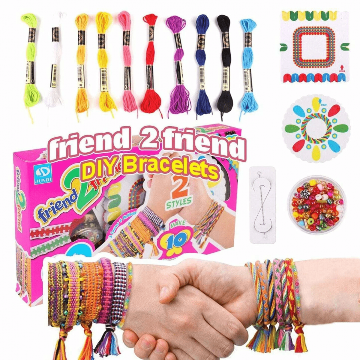 Friend2Friend Vänskapsarmband-kit för barn