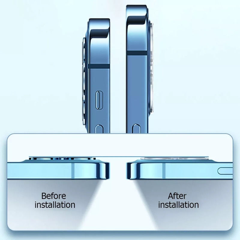 Skärmskydd för kameralinsen i härdat glas, iPhone 16 Pro