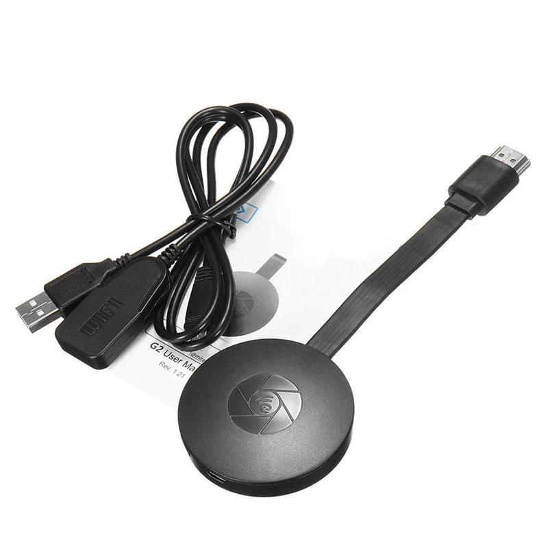 Miracast G2 Trådlös HDTV Wifi HDMI-mottagare, 2.4G, 1080P