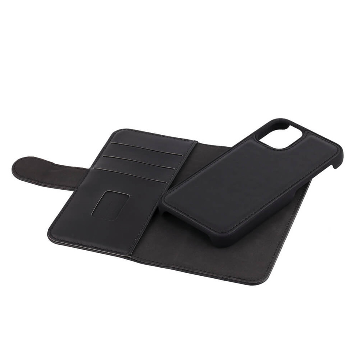 GEAR 2-i-1 Fodral med magnetskal, iPhone 12 Mini, svart