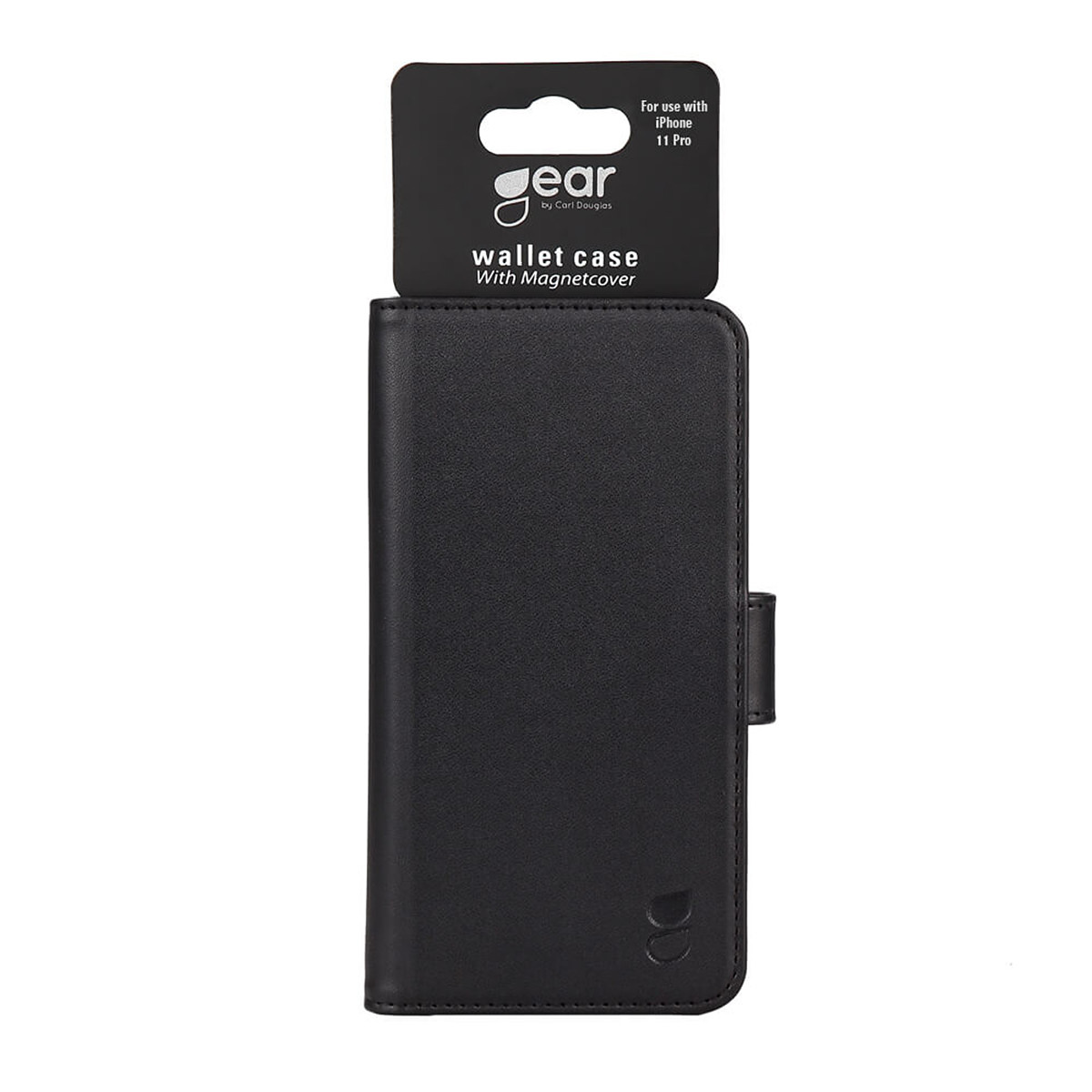 Gear plånboksväska, 2in1 magnetskal, iPhone 11 Pro, svart