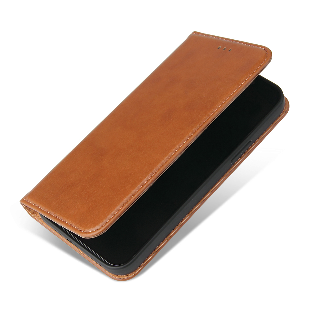 Läderfodral med kortplats, iPhone 12/12 Pro, brun