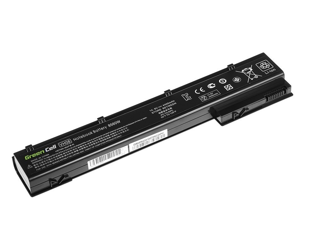 Green Cell Battery Laptop Battery for HP HP8560 8 cell