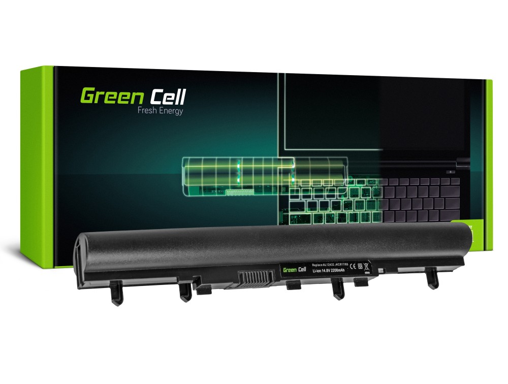Green Cell Batteri för Acer Aspire V5 Series, 14.4V, 2200mAh