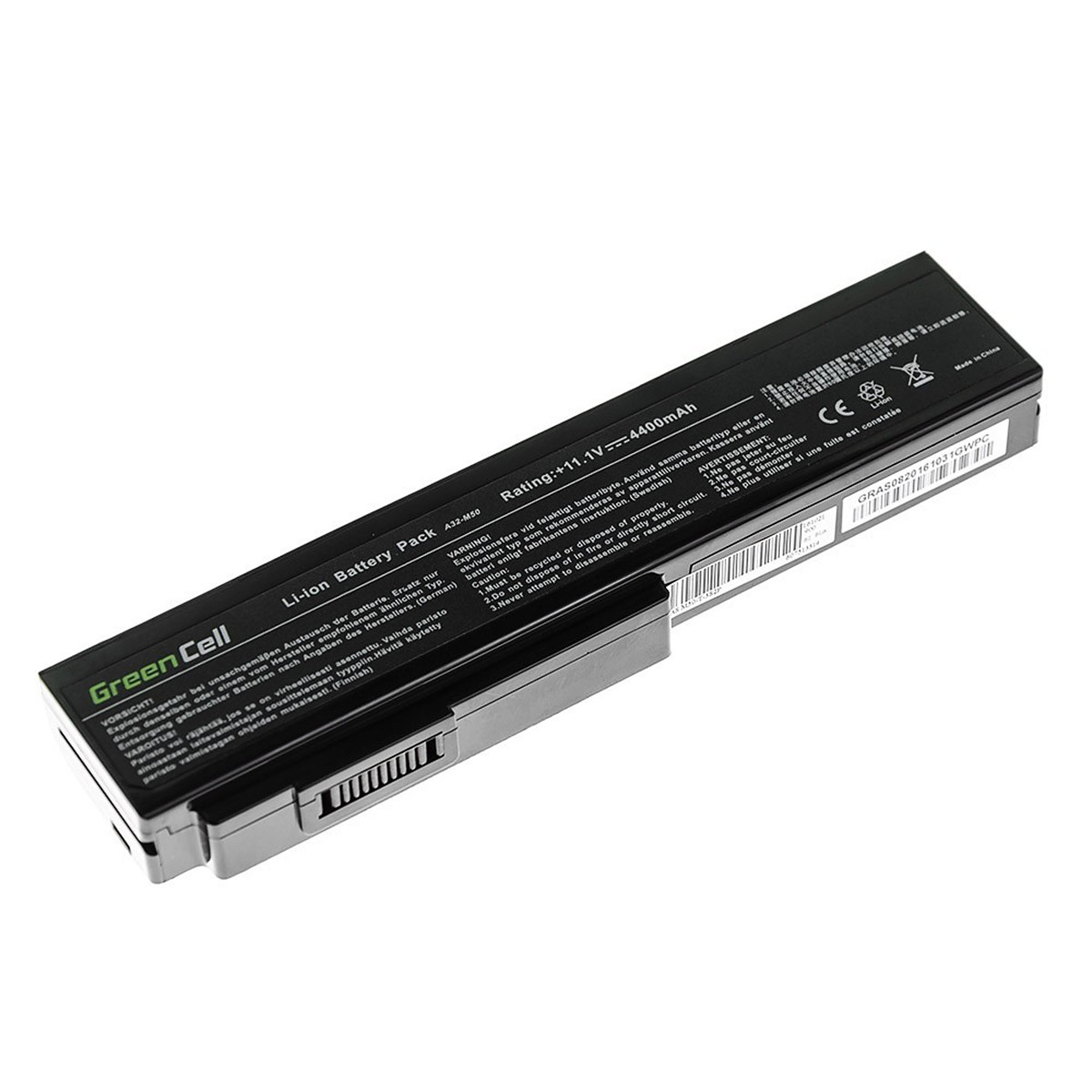 Green Cell Batteri för Asus A32-M50 A32-N61, 10.8V(11.1V), 4400mAh 