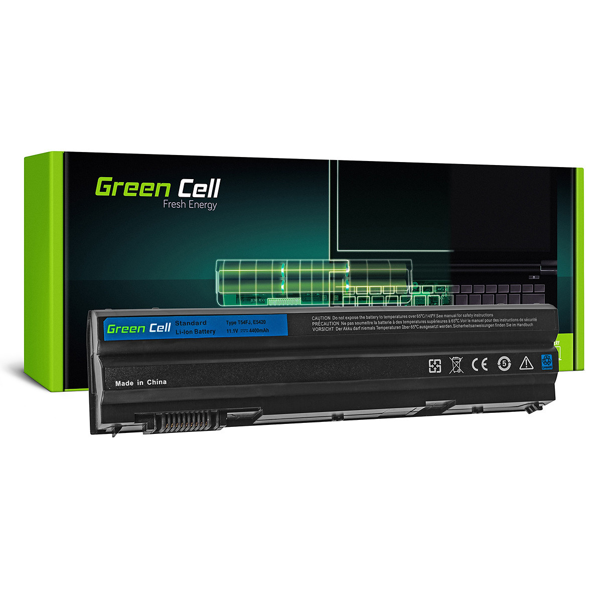 Green Cell Battery for Dell Latitude E5520 E6420 E6520 E6530 / 11,1V 4