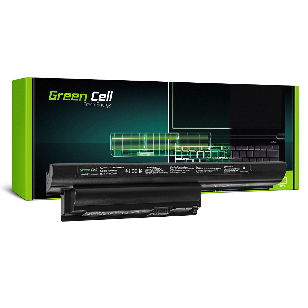 Green Cell Batteri för Sony Vaio PCG-71911M, 11.1V 4400mAh