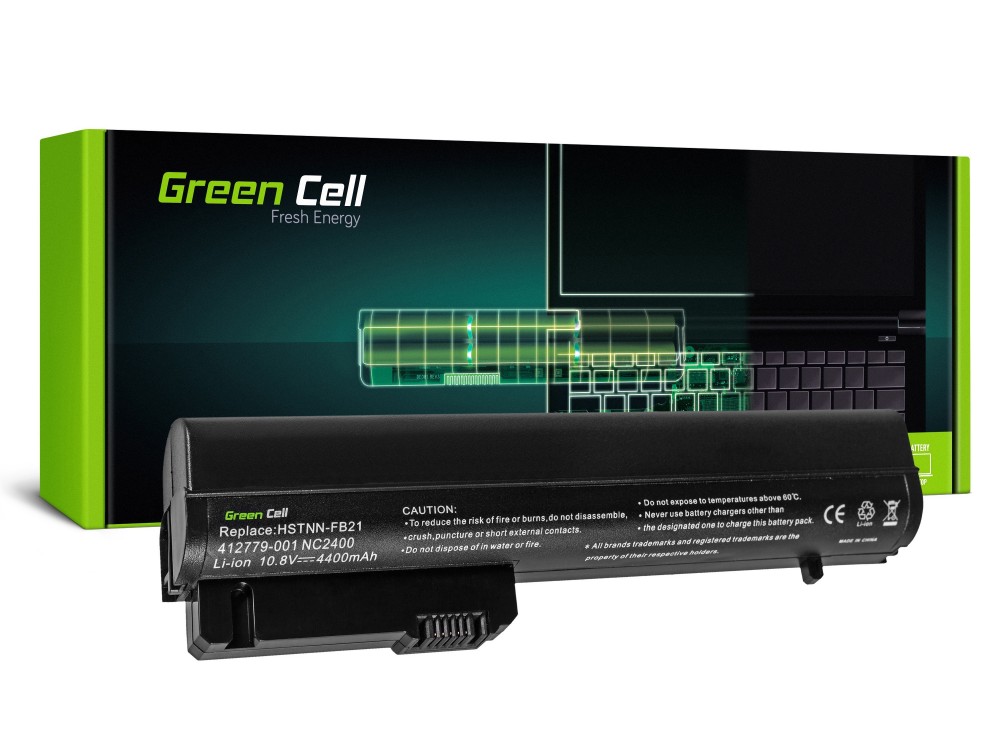 Green Cell Battery Nc2400 battery HP EliteBook 2530p 10.8V 6 cell