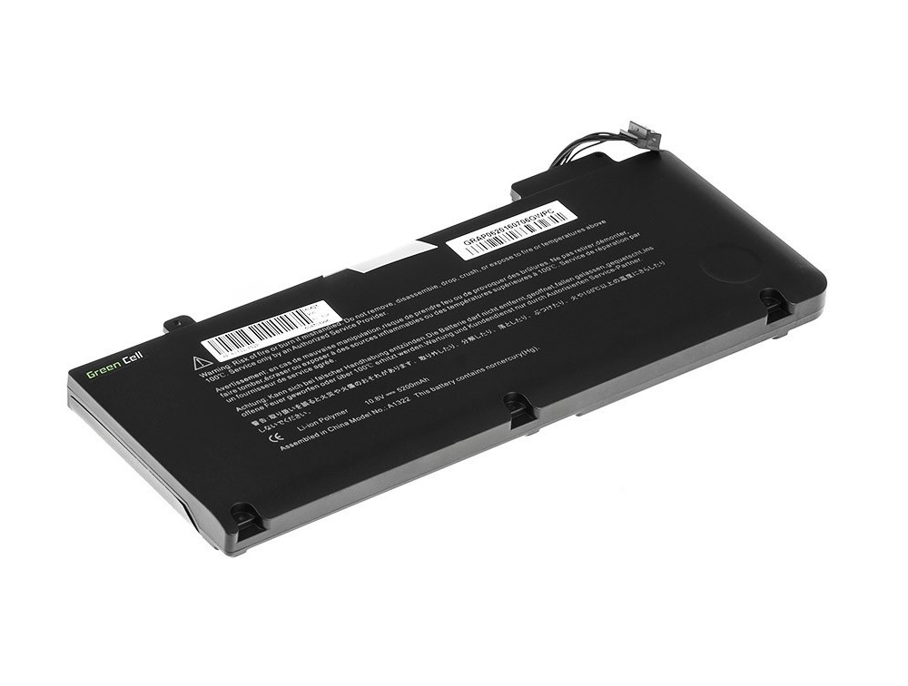 Green Cell Laptopbatteri för Macbook Pro, 11.1V, 4400mAh