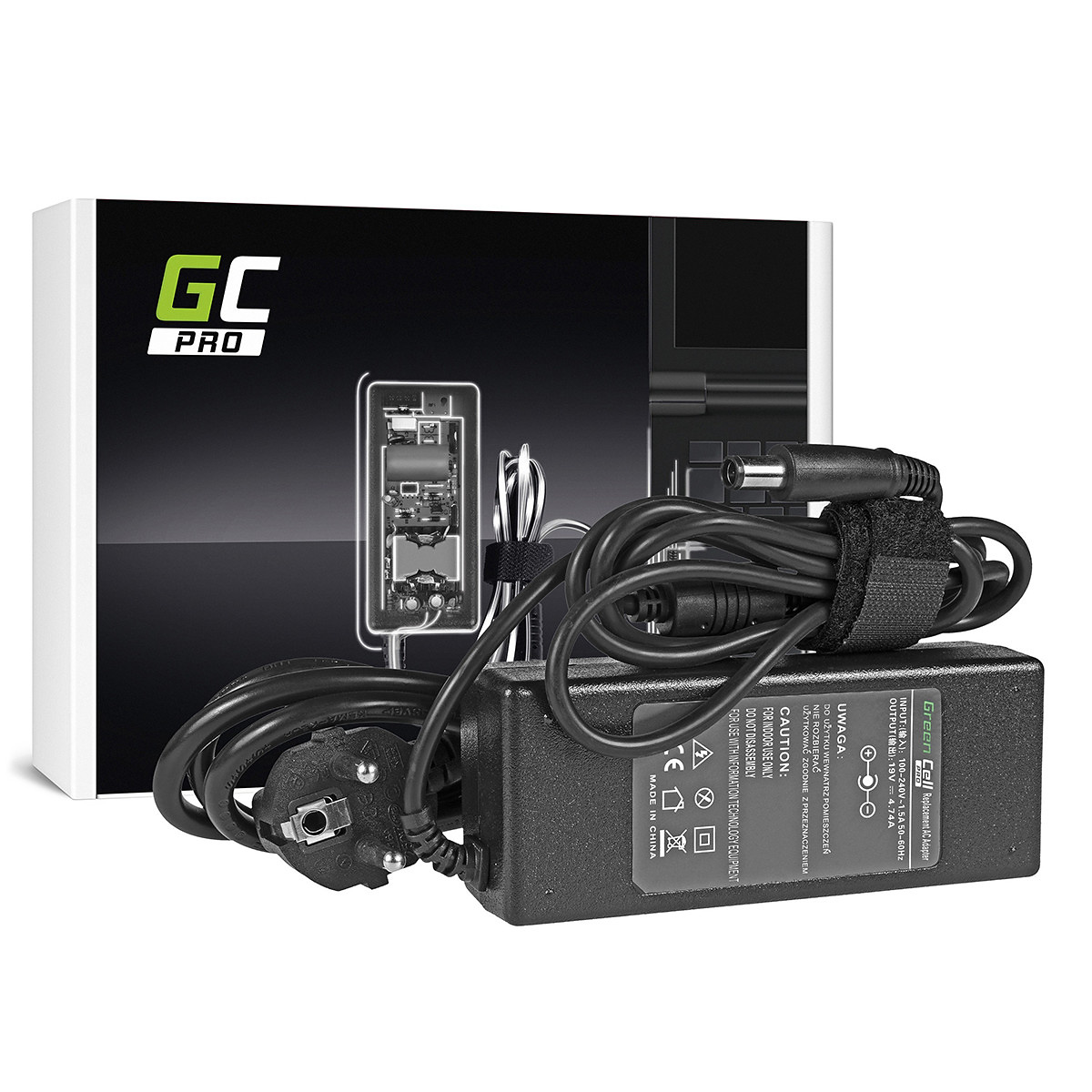 Green Cell PRO Laddare/AC Adapter för HP Envy Pavilion DV4, 19V, 4.74A