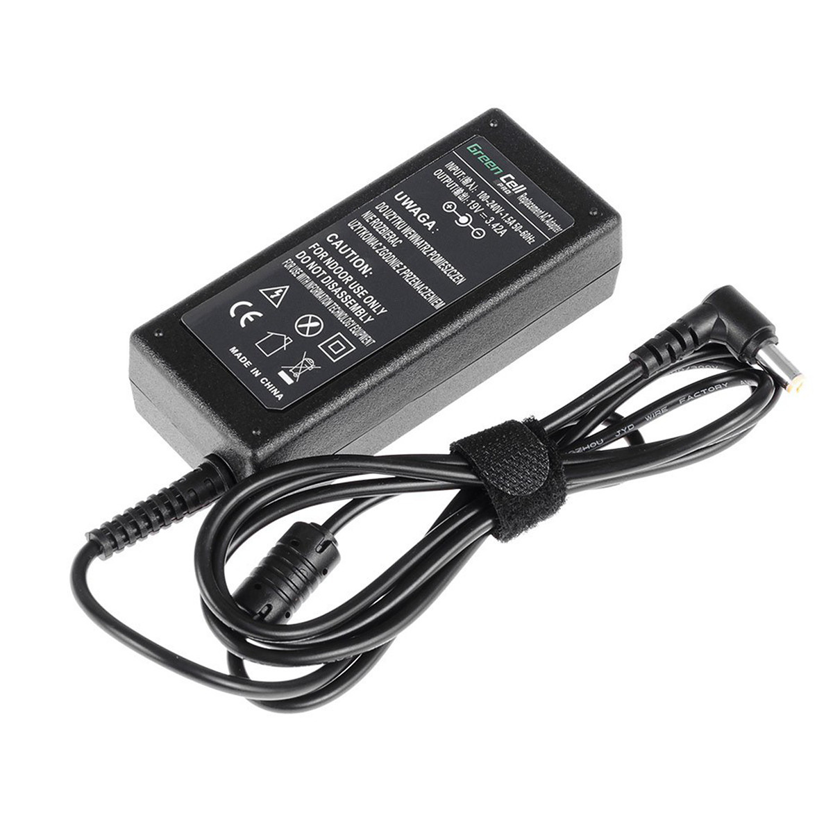 Green Cell PRO Laddare/AC Adapter för Acer Aspire, 19V, 3.42A