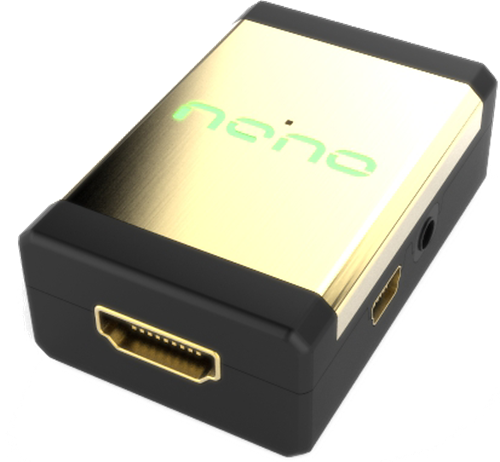 HDFury Nano GX HDMI till VGA + 3.5mm omvandlare, 1920x1080, guld